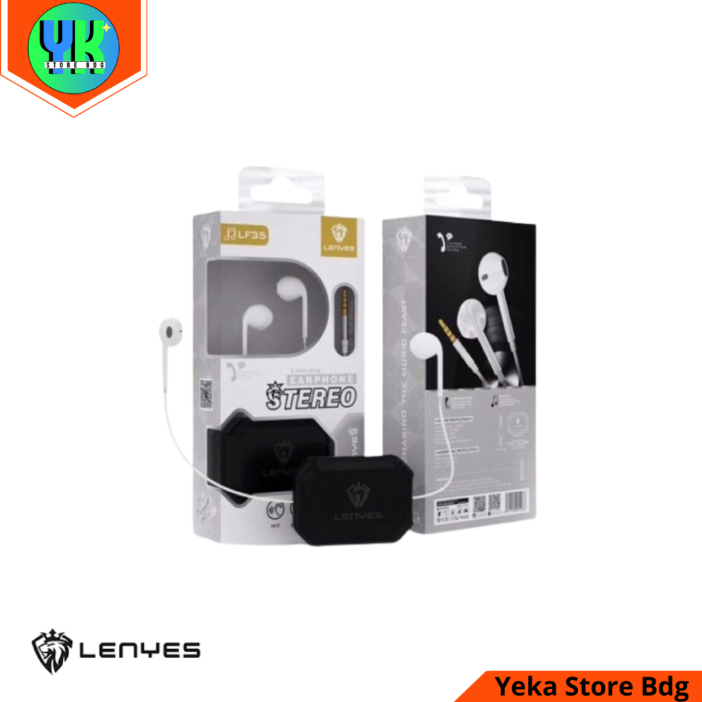 HANDSFREE LENYES LF-35 ORIGINAL STEREO EARPHONE LF35
