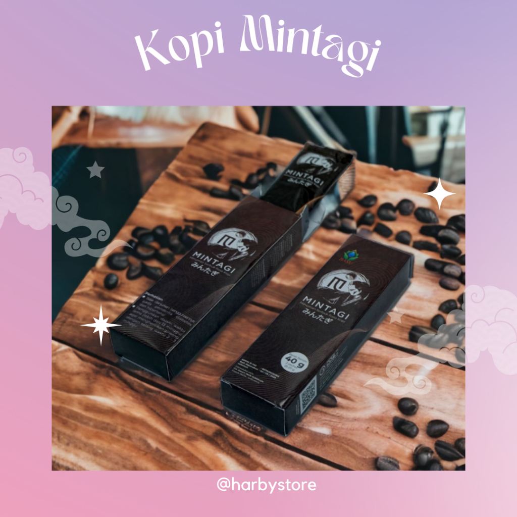 

[2 box isi 4 sachet +PIN] Kopi Mintagi BASU| Kopi penambah stamina pria| Kuat| Tahan lama