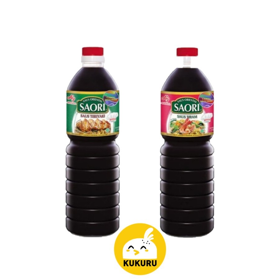 

SAORI® SAUS ORIENTAL BOTOL 1 LITER: TERIYAKI & TIRAM/OYSTER