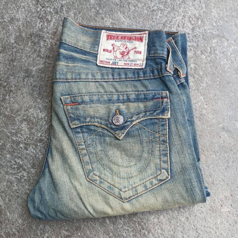 Celana Jeans Denim second Bekas Branded True Religion Joey Size 31