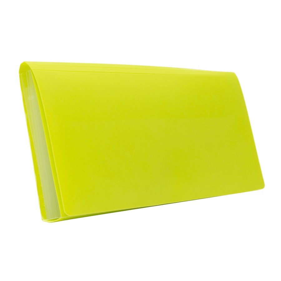 

Bantex Expanding File Cheque (6 Pockets) Lime