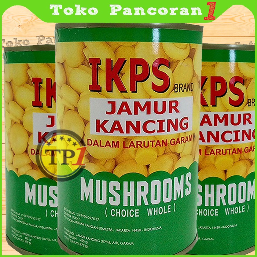 

[R9M] Jamur Kancing Kaleng IKPS 425 Gram Whole Mushroom Dalam Kaleng Baru