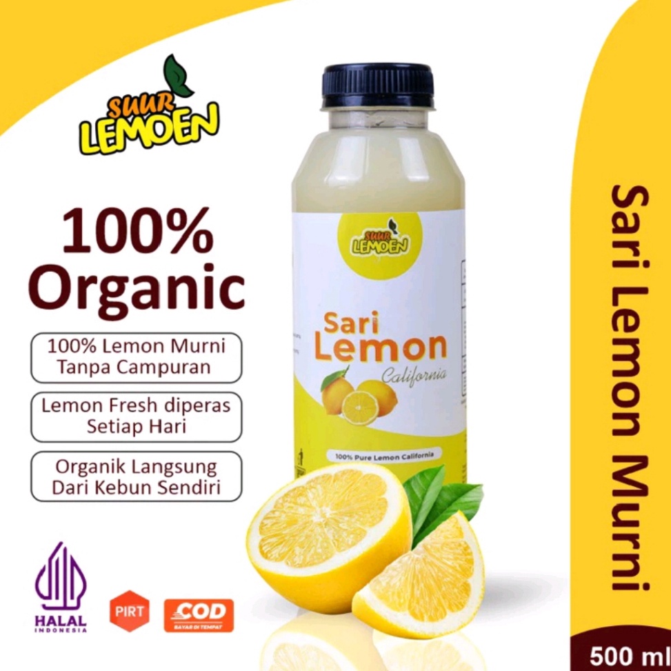 

[PRODUK ZGPVU80] Sari Lemon Fresh 100% Air Lemon Murni 500ml untuk Diet dan Detox Pure Lemon California By Suur Lemoen ➫Bayar Di Tempat