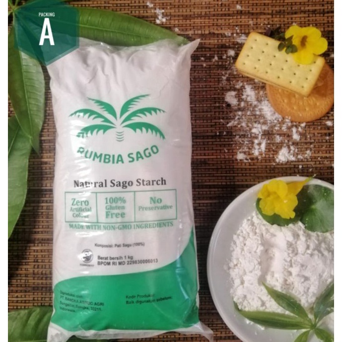 

[BWQ] TEPUNG SAGU RUMBIA 1 KG ✡Murah