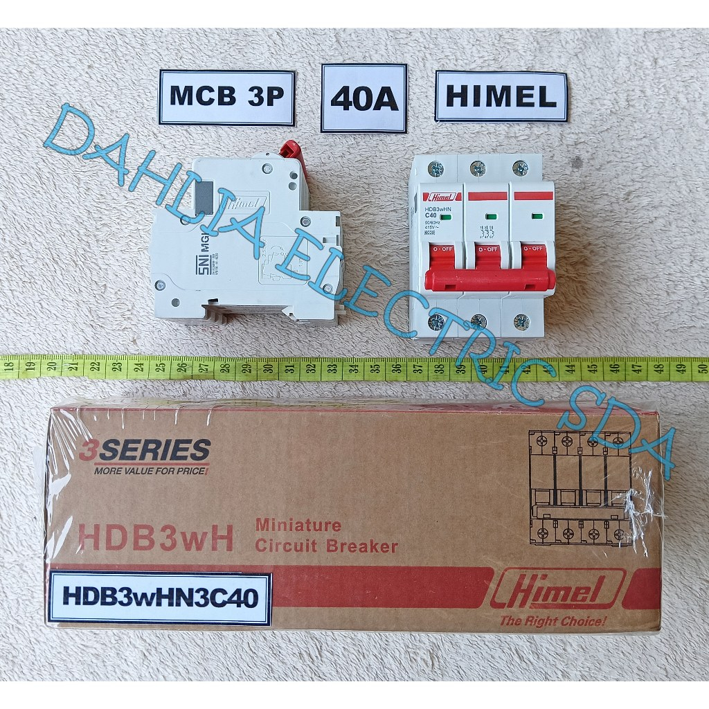 MCB 3 PHASE 40A HIMEL SNI