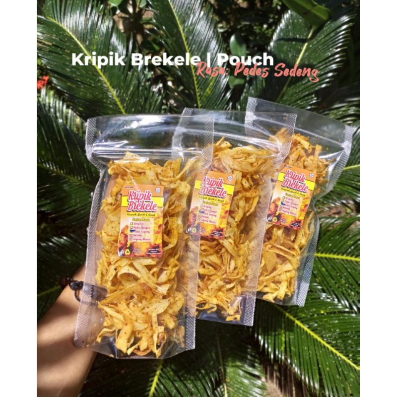 

Keripik Brekele | Keripik Singkong | 65 Gram | Kemasan Pouch | Gurih Renyah Request Rasa Sesuai Selera