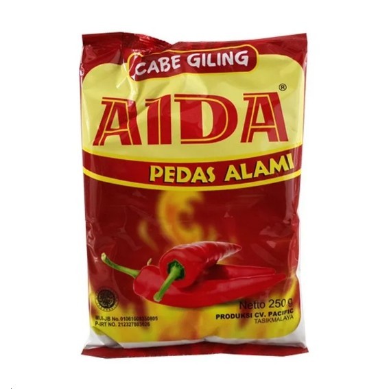 

Cabe bubuk aida 250g / cabe giling 250g / bumbu tabur cabe 250g