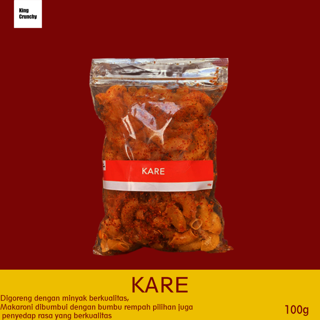 

MAKARONI KRIUK PEDAS DAUN JERUK RASA KARE