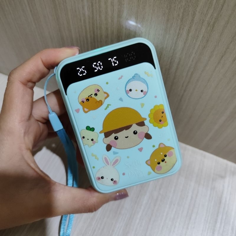 PRELOVED - powerbank uneed x sally piper BLUE