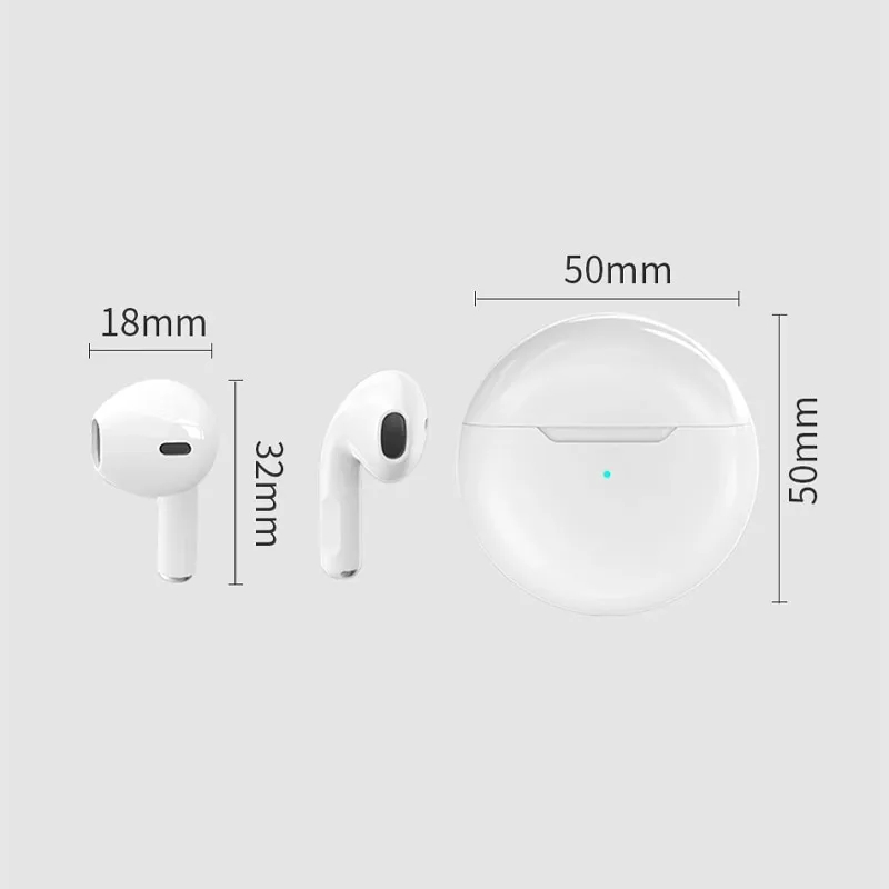 Naysila Naymila Case Pro 6 / Robot Flybuds T10 / Lenovo Ht38 / I63 Tws / Airbuds J6 Soft Case