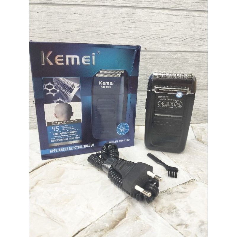 alat cukur kumis jenggot botak kemei km-1102
