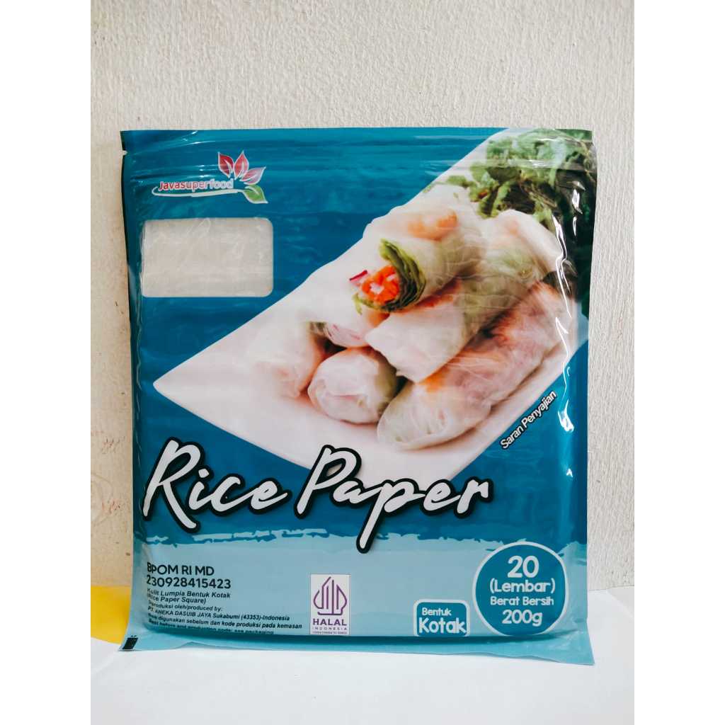 

RICE PAPER KOTAK 200 GR ISI 20 LEMBAR