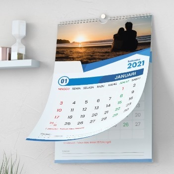 

KALENDER DINDING + KLEM / KALENDER SIAP PASANG UKURAN A3+ BAHAN AC230