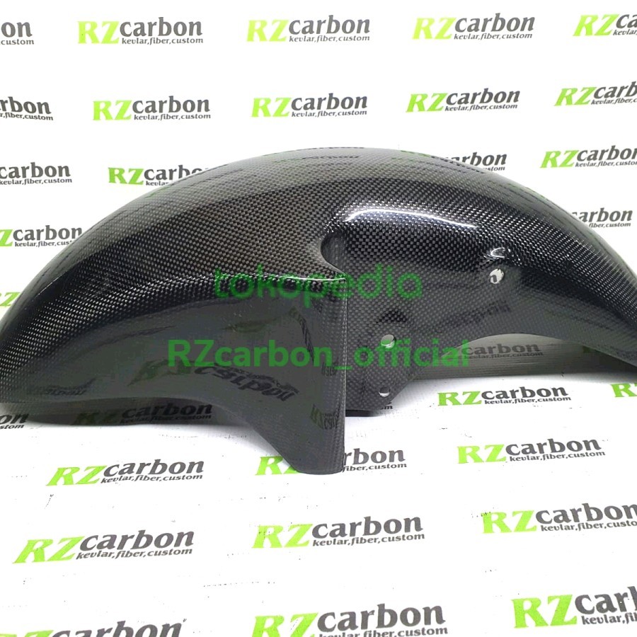 spakbor depan ninja r/ss carbon kevlar
