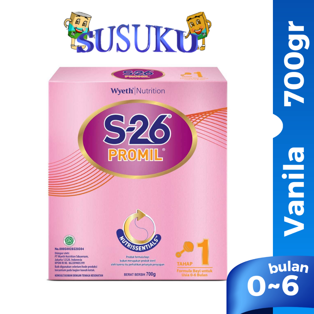 S26 Promil Box Tahap 1 (0-6 Bulan) 700gr - Susu Bayi