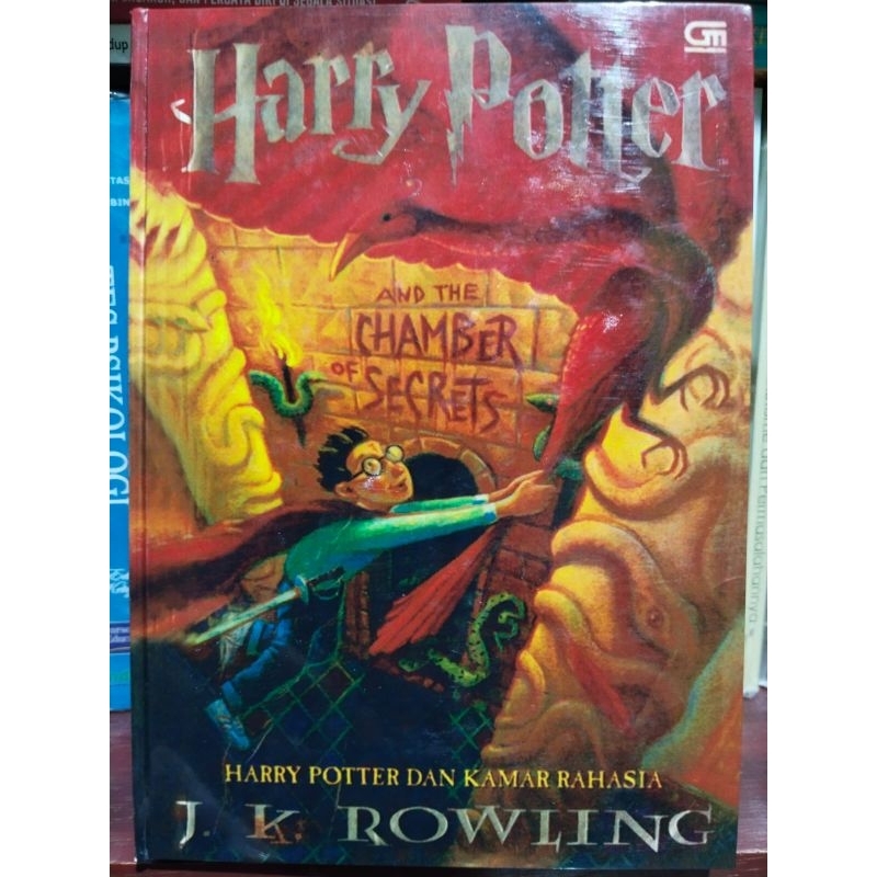 HARRY POTTER 2 :  Harry Potter and the Chamber of Secrets ( Inggris) HARD COVER