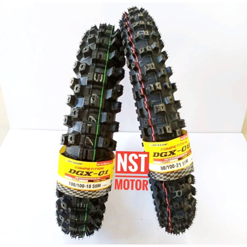 Ban Luar Trail Dunlop 100/100-18 DGX-01 Ban Belakang KLX CRF TS125 WR155