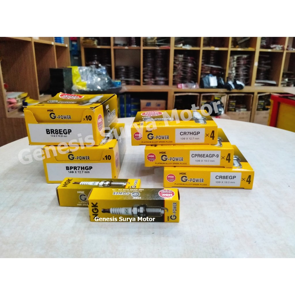 Busi NGK G-POWER PLATINUM NGK RACING Bebek Matic RX-King Ninja (Pilih Variasi)
