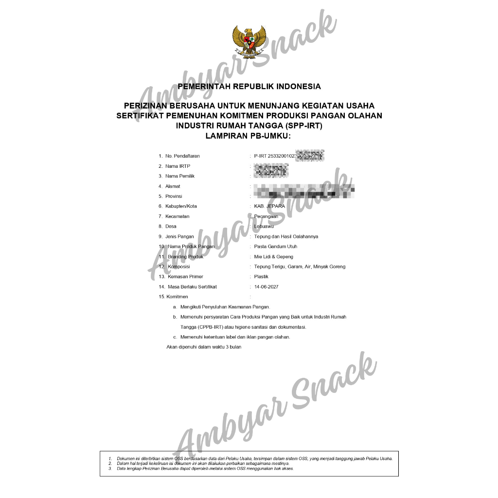 Maem_Yummy Mie Lidi Mentah 500 Gr/Mie Lid I/Mie Lidi Terlaris/Mie Lidi Mentah 1Kg/Mie Lidi Mentah