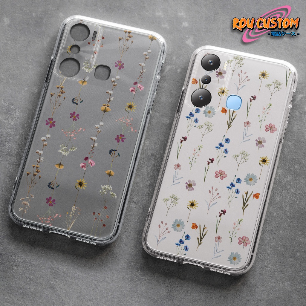 Case OPPO A57 2022 A77S A18 A38 A55 4G A58 4G A78 5G A58 5G TERBARU 2023 [ BUNGA  ] Casing Hp Anime 
