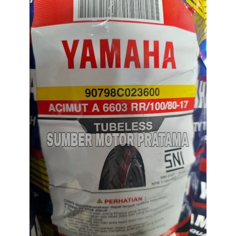 Ban tubeless Yamaha CST ACIMUT A 6603 100/80-17 ban motor ring 17