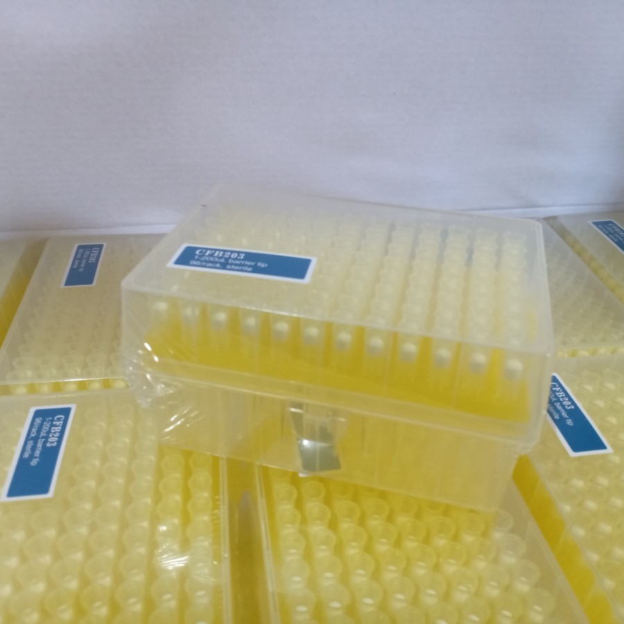 GSBIO Filter Tips White 100 µl , Sterile , Rack Pack CFB205