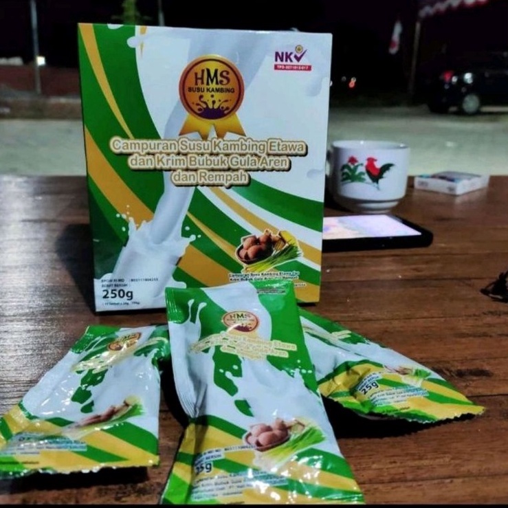 

TIPE RG555 SUSU BUBUK KAMBING ETAWA HMS plus REMPAH&GULA AREN