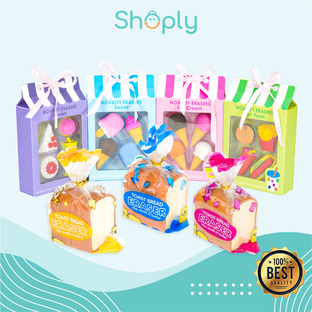 

Penghapus Pensil Set Cute Karakter Sweet Dessert