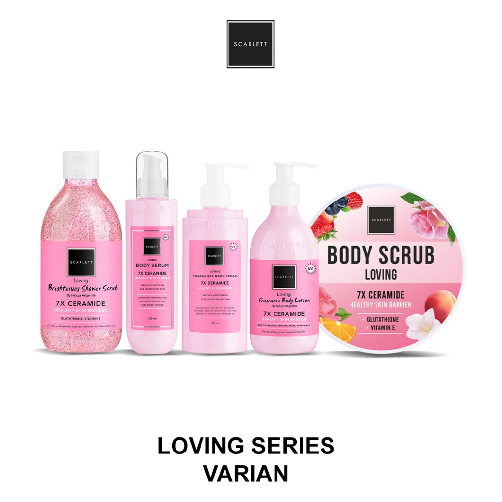 Scarlett Whitening Loving Series - Paket Body Care Scarlett