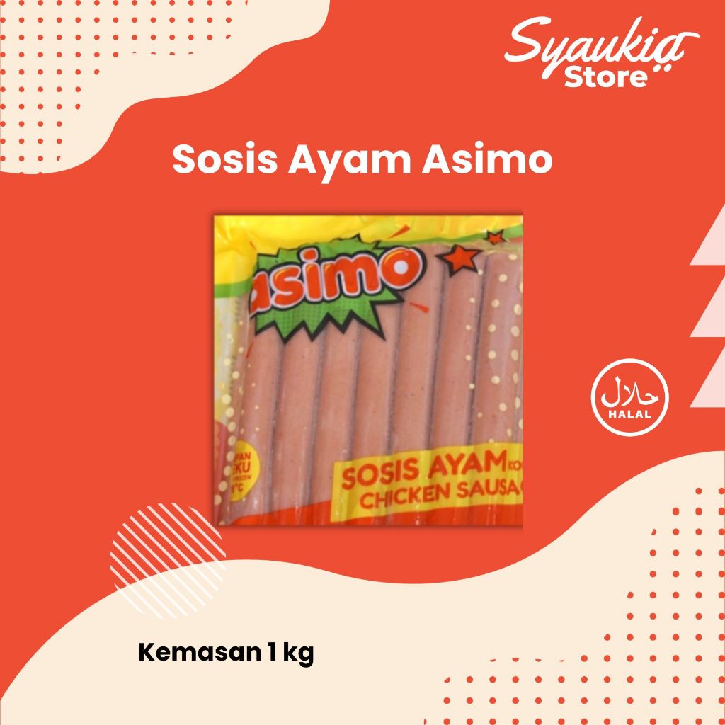 

Sosis Ayam Asimo 1KG / Enak / Lezat