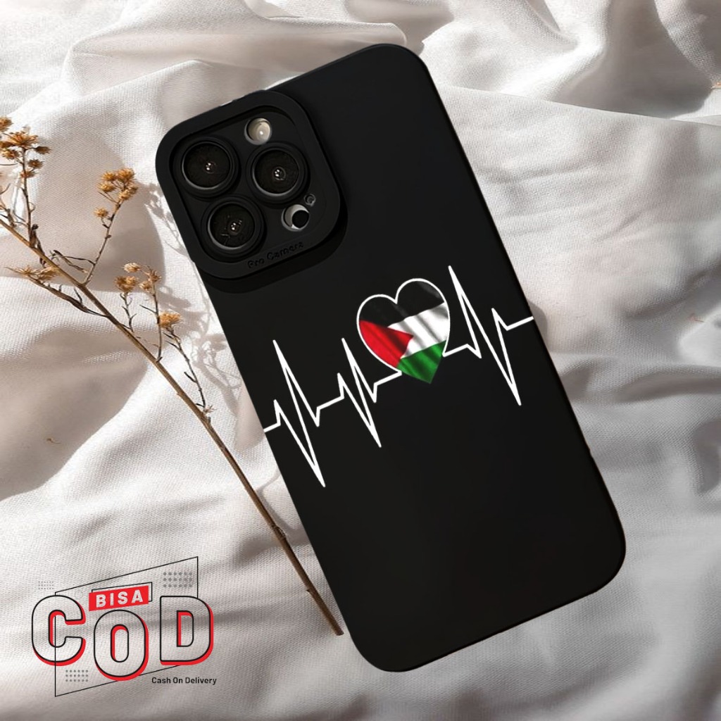 Caricase (Untuk semua tipe) Case Casing Free Palestina for tipe hp Samsung Oppo Vivo Iphone Realme r
