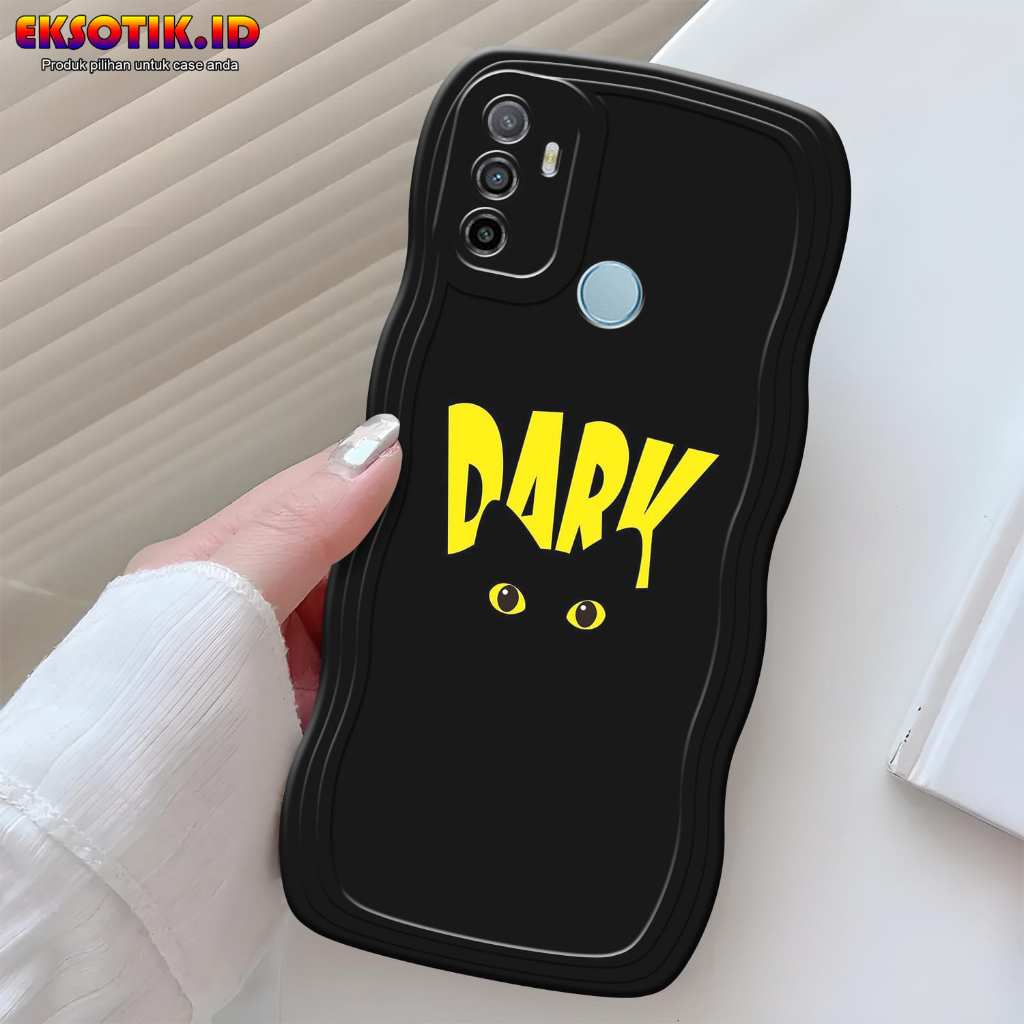 Softcase Gelombang Oppo A53 Motif - Eksotik.id - Casing Oppo A53 - Skin Case Handphone - Silikon Hp 
