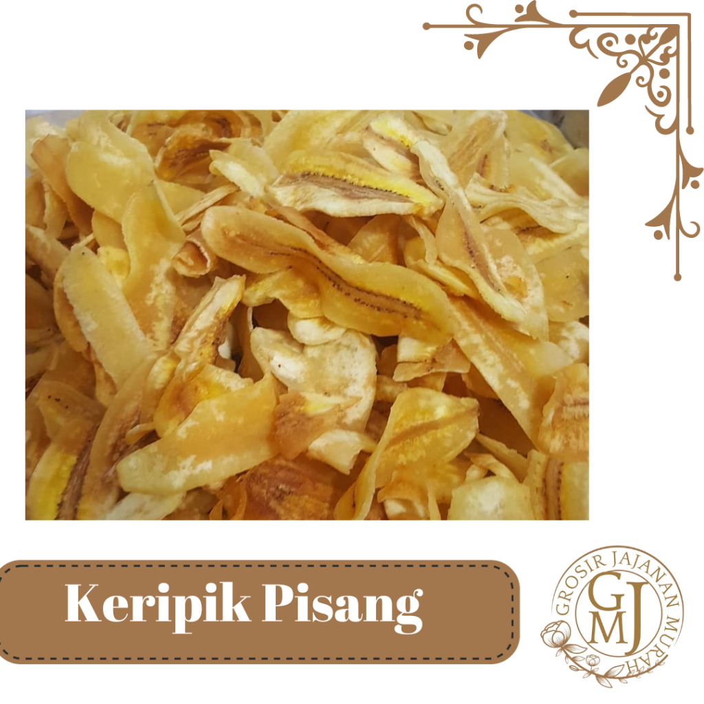 

MURAH BANGET Keripik Pisang Gurih dan Renyah Rasa Original