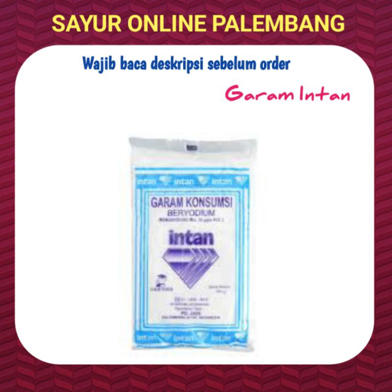 

Garam Dapun Intan Beryodium 150gram - Toko Sayur Sayuran Online Palembang