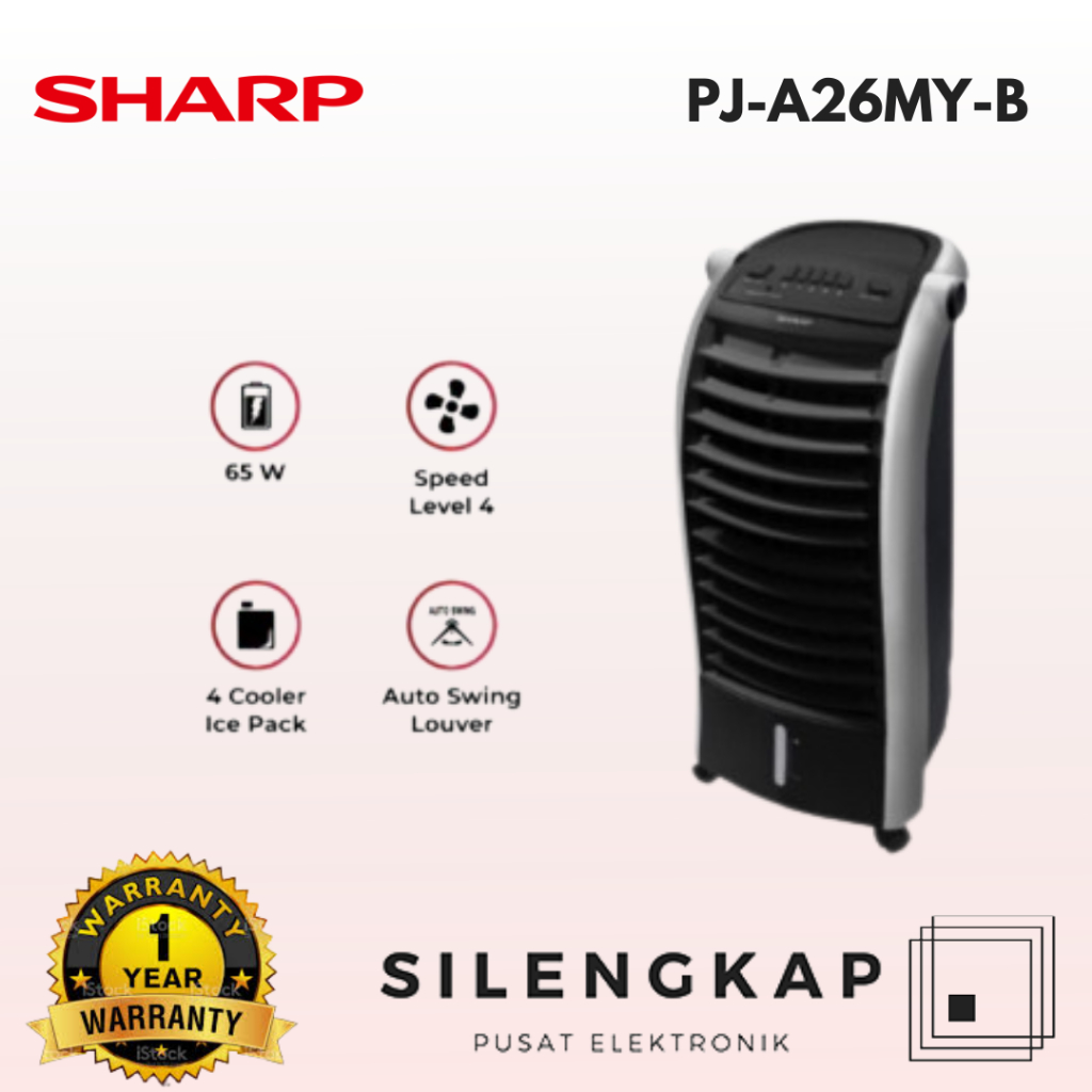 Air Cooler SHARP PJ-A26MY-B Black / PJA26MYB / PJA26MY