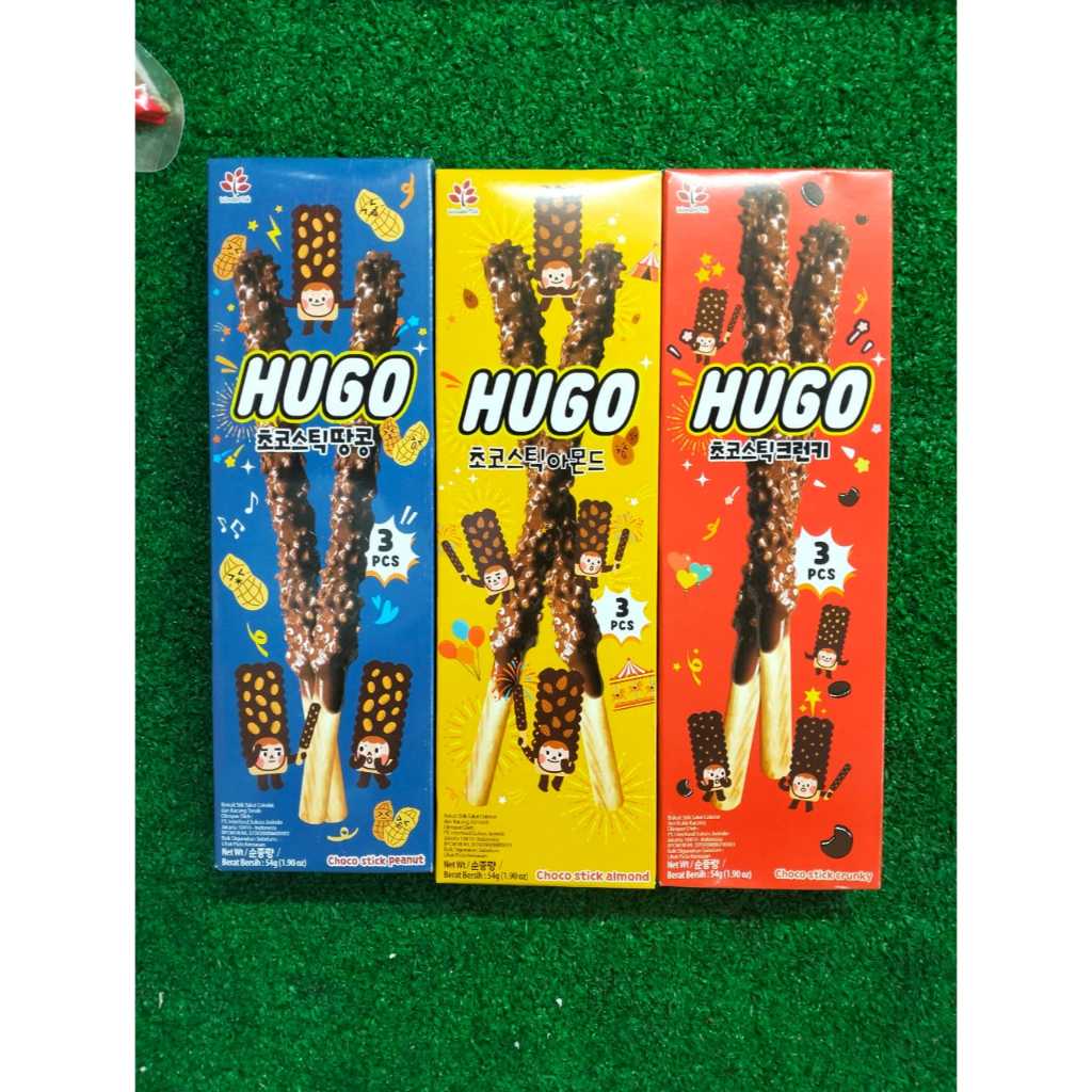 

Wondertok HUGO Chocolate Choco Stick Biskuit Stick Salut Coklat Almond