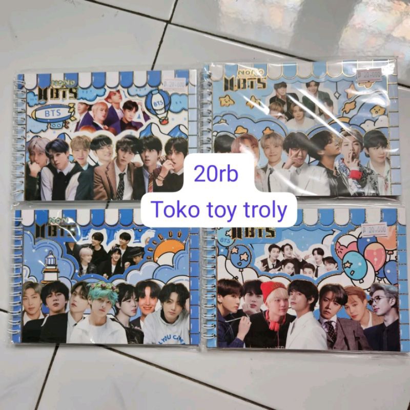 

Stiker Notebook BTS