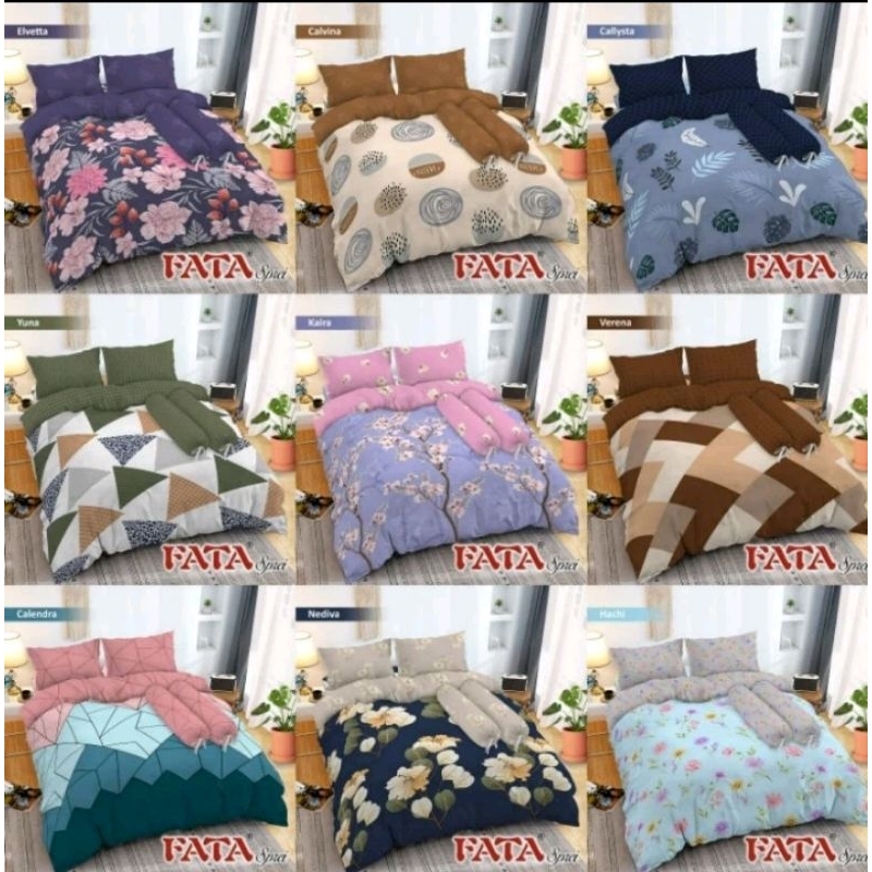 Bedcover FATA / Bed Cover Set Ukuran King 180x200
