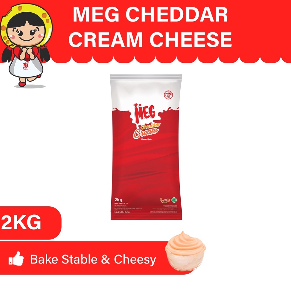 

R3@dy Br0 MEG Cheddar Cream Keju 2 Kg [18]