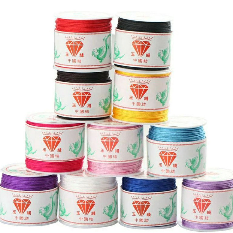 Palng Popul4r 40meter Tali Giok Cina 0,8mm Ready Semua Warna [196]