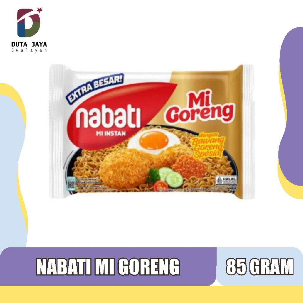 

Nabati Mi Instan Mie Goreng Extra Besar 85 Gram