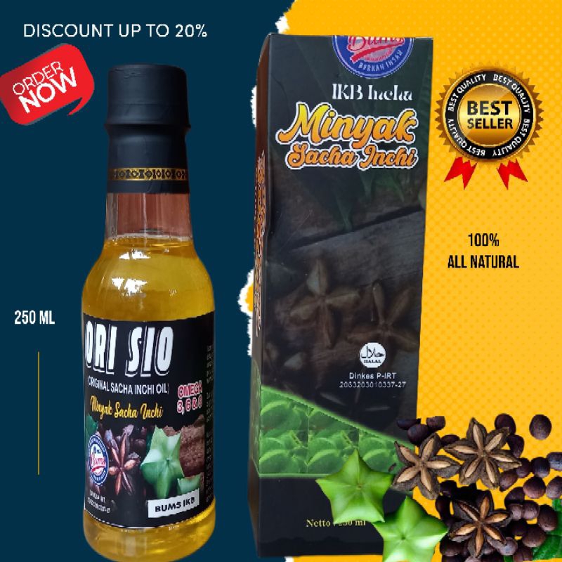 

ORISIO Minyak Sacha Inchi Oil 250ml