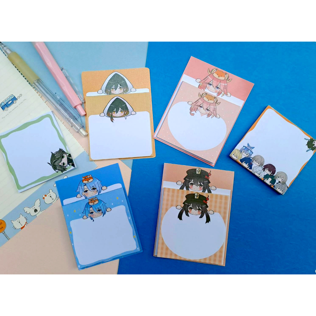 

Memopad memopad Anime Geshin Impact (non - sticky note)