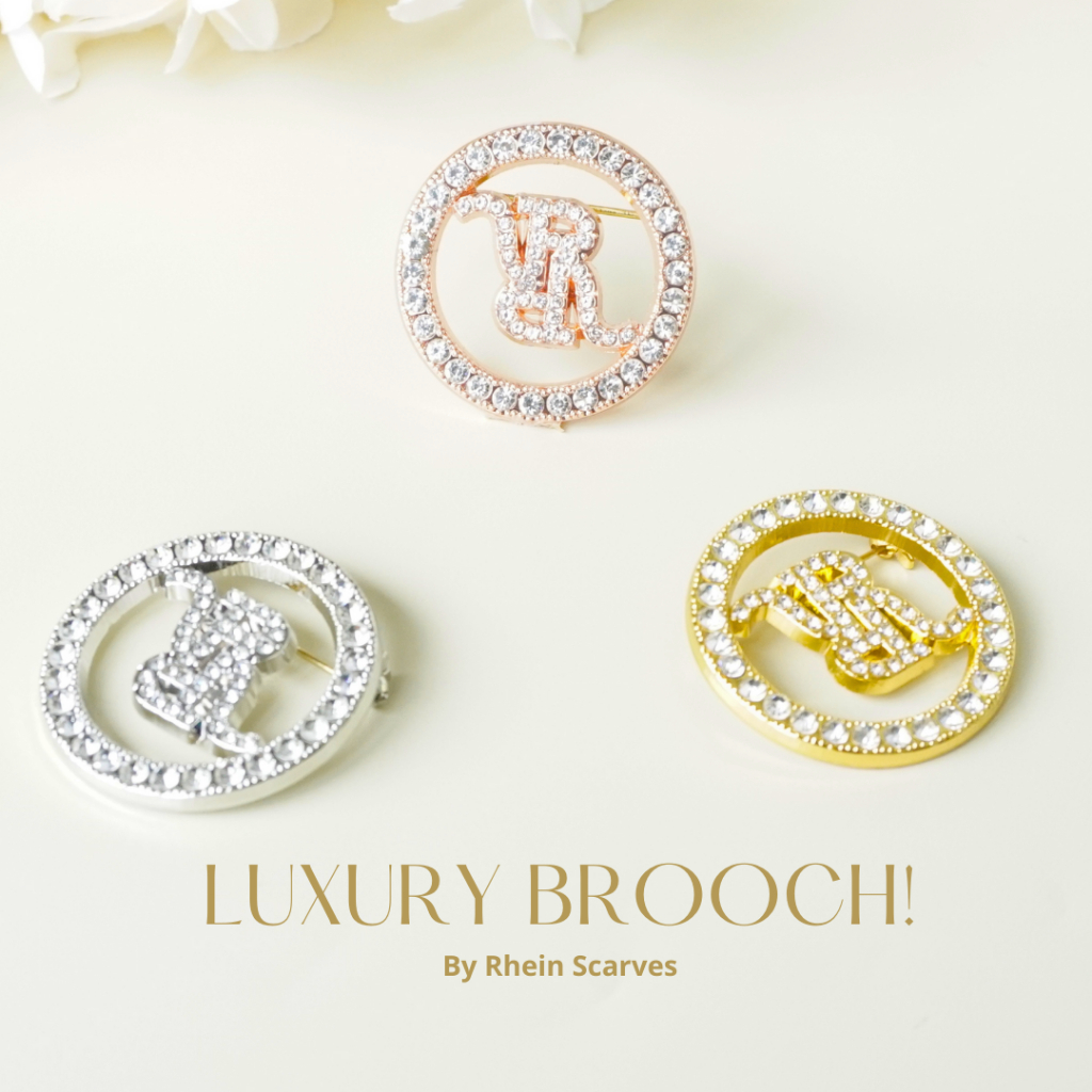 Luxury Brooch By Rhein Scarves