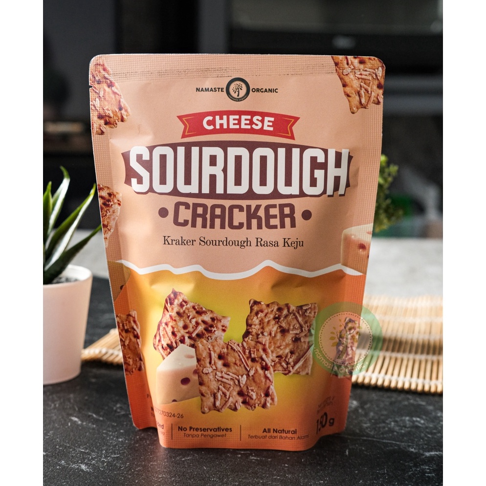 

[♚Y43/] SOURDOUGH CRACKER - CHEESE 150GR [28]