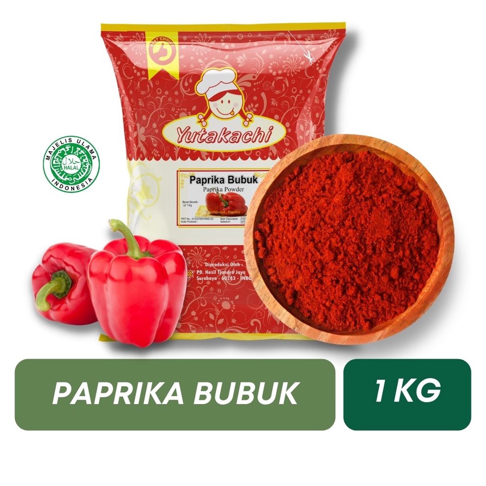 

Paprika Bubuk Super 1Kg / Paprika Merah Bubuk Import / Red Pepper Powder / Bell Pepper Powder / Bumbu Rempah Yutakachi / Bumbu Rempah Bubuk Pusat Bumbu Best Produk ★