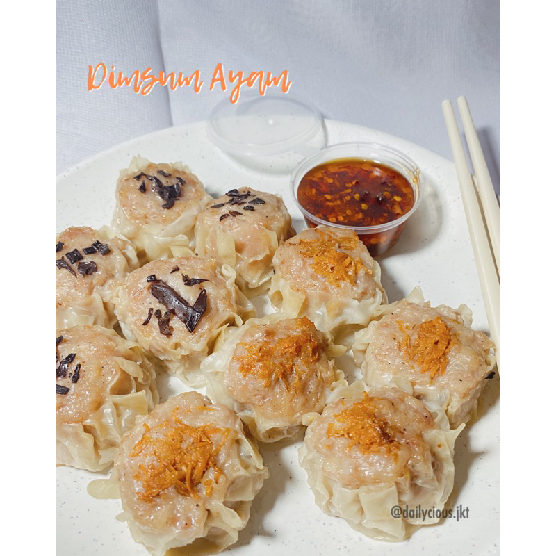 

Dimsum Frozen Home Made Free Sambal Chili Oil