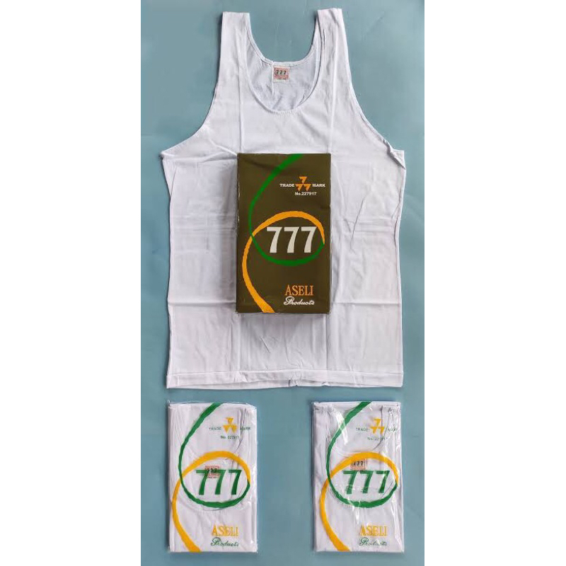 kaos dalam singlet 777