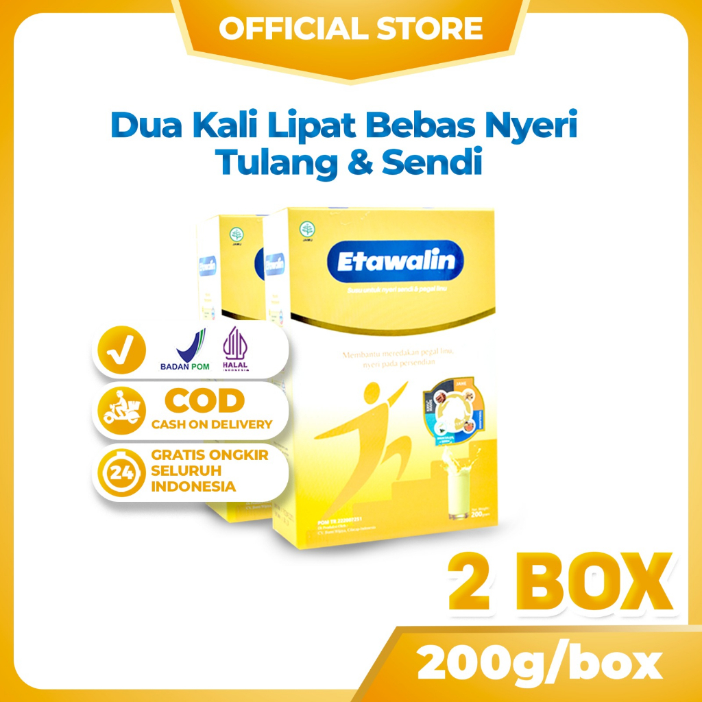 

Etawalin 2Box - Susu Kambing Etawalin GARANSI Asli Original 100% Atasi Nyeri Sendi dan Tulang