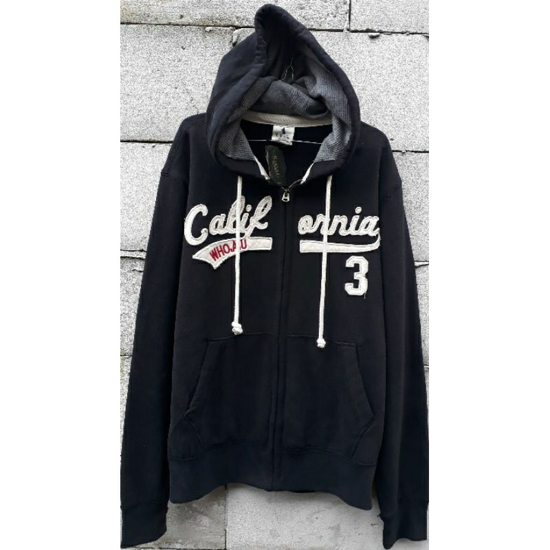 ZIP HOODIE WHO A.U CALIFORNIA BNWT